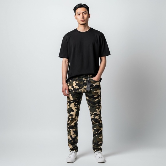Society Other - NWT M. Society Camouflage Skinny Pants